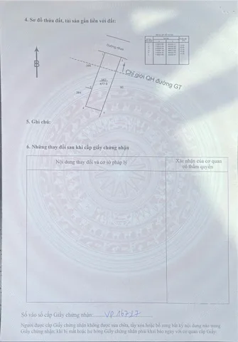 Bán đất 488.4m² ngang 12m giá 1.65 tỷ Xã Xuyên Mộc