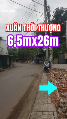 Bán đất mặt tiền Xuân Thới Thượng 140m² ngang 7x23m giá 6.75 tỷ Xã Bà Điểm