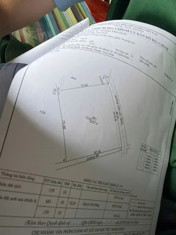 Bán đất 1080m2 ngang 15m *72m giá 4tỷ 430tr Xã Hưng Thuận