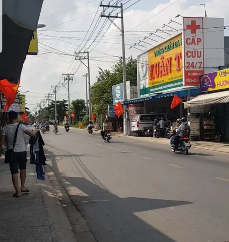 Bán đất mặt tiền Phan văn Hớn Hóc Môn 150m² ngang 5x32m giá 9ty950 Xã Bà Điểm kinh doanh buôn bán