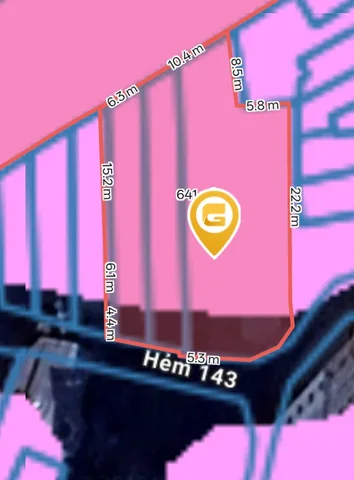 Bán đất 641m² giá 45 tỷ Phường Đông Hưng Thuận