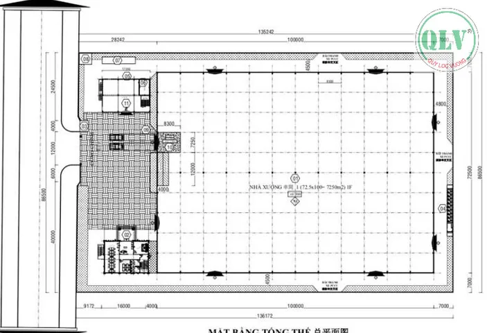 CHO THUÊ NHÀ XƯỞNG – KCN ĐỒNG XOÀI, BP – 8.279m²