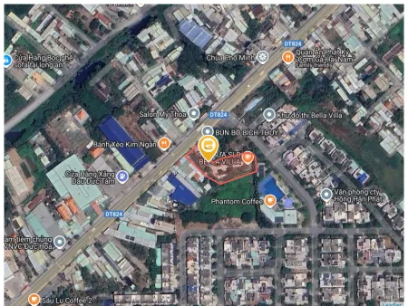 Bán đất 1922.3m² ngang 10m giá 18 tỷ Xã Đức Hòa