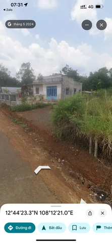 Đất mặt tiền buôn Riêng B