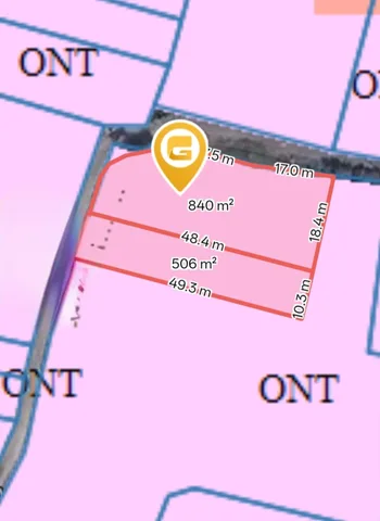 Bán đất 1350m² ngang 28m giá 25 tỷ Xã Bà Điểm