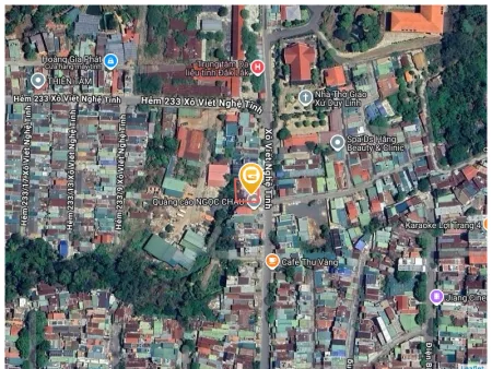 Bán đất MT XÔ VIÊT NGHỆ TĨNH 438.9m² ngang 13.5m giá 19 tỷ Phường Buôn Ma Thuột