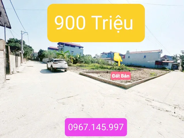 Bán đất Sóc Sơn Hà Nội 100 mét Full thổ cư 900 triệu sẵn sổ đỏ