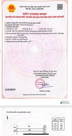 Bán dãy trọ long đức khu 15