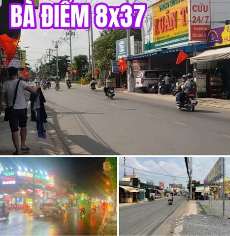 Bán đất thổ cư 240m² ngang 8mx37m mặt tiền Phan Văn Đối giá 17.5 tỷ Xã Bà Điểm