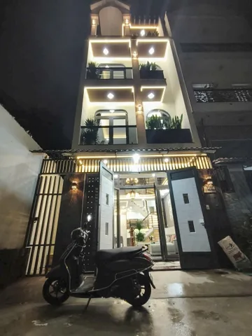 BÁN CĂN NHÀ ĐẸP 60M2- 4 TẦNG-5 PHÒNG NGỦ- BÙI QUANG LÀ-P12-GÒ VẤP