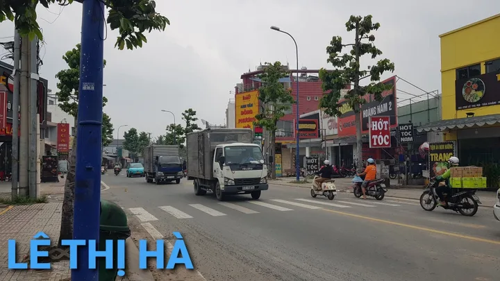 Bán đất 1900m² mặt tiền Lê Thị Hà ngang 20m Tân Xuân giá 145 tỷ Xã Hóc Môn