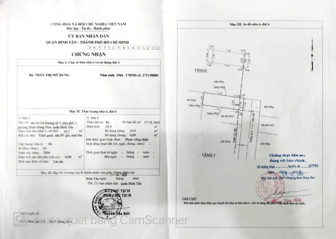 Bán nhà nhỏ nhỏ xinh xinh 1 trệt, 1 lầu hẻm hiện hữu rộng 4m, Đường số 3, Bình Hưng Hòa, Bình Tân, Giá 3,75 tỷ đồng