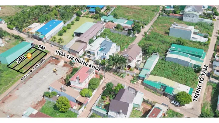❌ĐẤT ĐẸP HẺM 128 ĐỒNG KHỞI - PHƯỜNG TÂN LỢI tp.BUÔN MA THUỘT !!! - 5*23 - HƯỚNG ĐÔNG