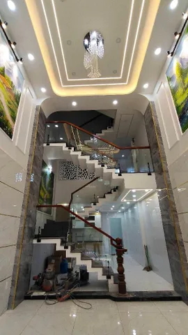 Bán nhà 4 Tầng, Hẻm ôtô, DT: 54,6m² ngang 4,2m giá 6.2 tỷ Phường Bình Tân