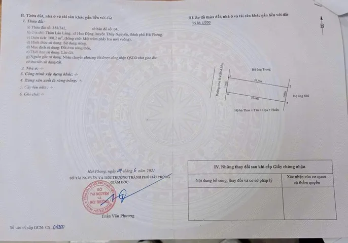 Bán 100 m Hoa Động đường nhựa 5 m thông  , ngang 5 . Giá rẻ . L/h:076.231.9990 e Thúy