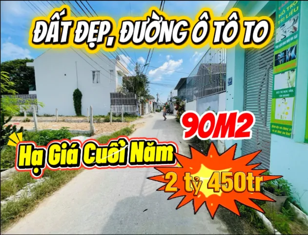 🍁Cuối năm hạ giá thu tiền về kinh doanh nên bán rẻ lô đất đẹp mặt tiền đường Thượng Mốc - Vĩnh Thạnh - Tây Nha Trang - đường 2 oto rộng 7m.