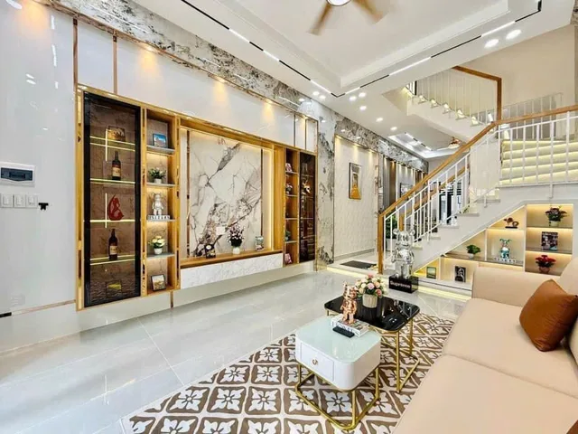 Nhà 60.1m² Nguyễn Hữu Cảnh, Bình Thạnh giá 4 tỷ 050. Xây 1 trệt 3 lầu, hẻm 6m, sổ riêng