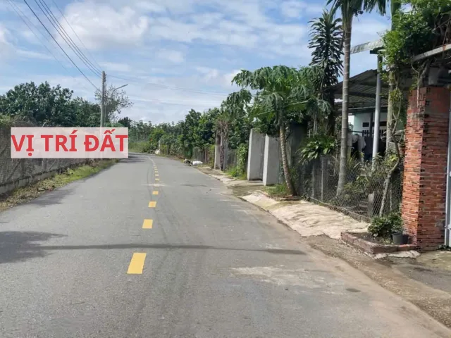 Bán đất mặt tiền đường nhựa có sẵn vườn bưởi tại Trừ Văn Thố Bàu Bàng Bình Dương