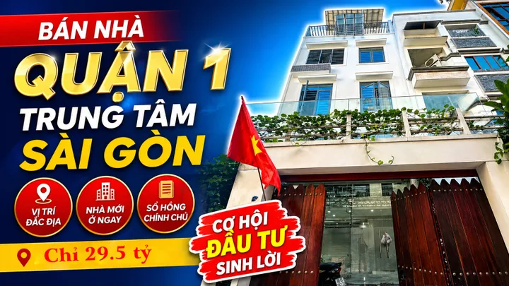Top nhà vị trí đẹp 6 x 15m 1 trệt 5 lầu thang máy Phạm Viết Chánh Q1 TP.HCM