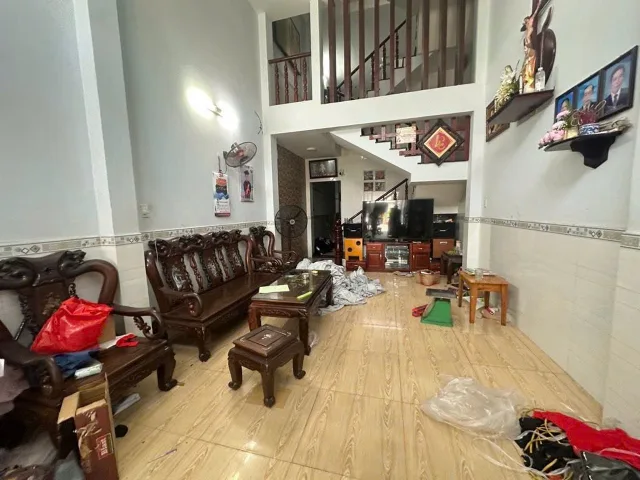 T1915 🔥🔥 nhà Mặt tiền Hiệp Thành 35 Q12, SHR, Nở hậu, 4 tầng, 4x28m, 8.x tỷ