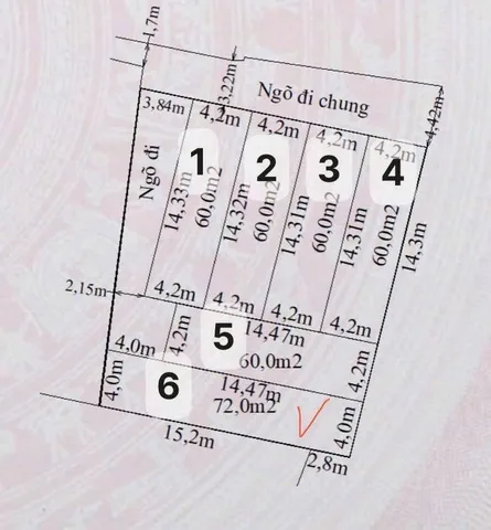 Bán 72 m Hoa Động cách đường 203 :150 m xung quanh dân cư đông đúc.l/h:076.231.9990 e Thúy
