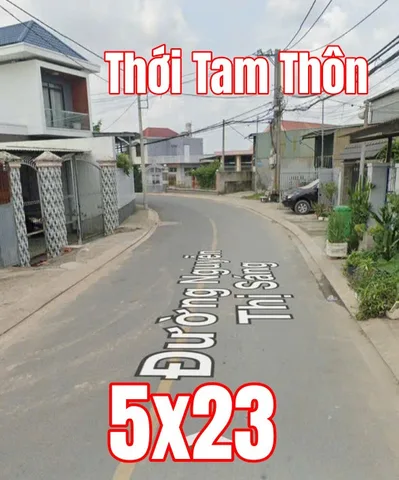 🛑Bán đất mặt tiền Nguyễn Thị Sáng, Thới tam Thôn- Đông Thạnh 5x23 đẹp 4.95 tỷ gọi ngay Đất Ngọc