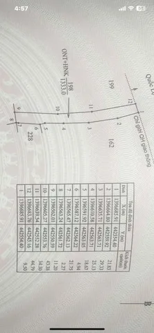 Bán nhà 1333.3m² ngang 9m giá 7.5 tỷ Xã Hòa Phú