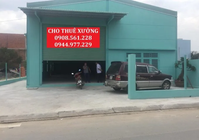 Nhà xưởng cho thuê phường hiệp thành quận 12 dt: 500m giá 25 triêu/tháng lh: 0908561228