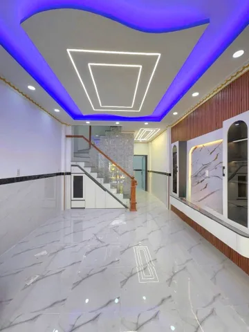 BÁN NHÀ CẠNH LÊ VĂN QUỚI - NGÃ TƯ 4 XÃ - HẺM XE HƠI - ( 4X12M )