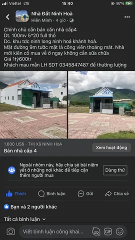 Bán căn nhà cấp 4