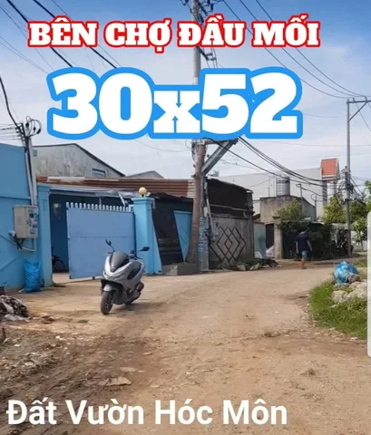 🛑🛑ĐẤT VƯỜN 1500m2 GẦN CHỢ ĐẦU MỐI Hóc Môn phù hợp nhà vườn, kho xưởng, biệt thự diện tích đẹp 30x52m gọi ĐấtLớn.Com 0994 123 567 để sở hữu