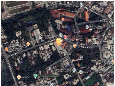 Bán đất 119,8m² giá 5.5 tỷ Phường Lái Thiêu