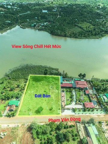 Lô đất 3 mặt tiền khủng view hồ sinh thái Eadrang - 48m mặt tiền Phạm Văn Đồng
