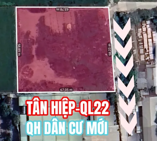 Bán đất 5800m² ngang 55m giá 27 tỷ tại Xã Hóc Môn