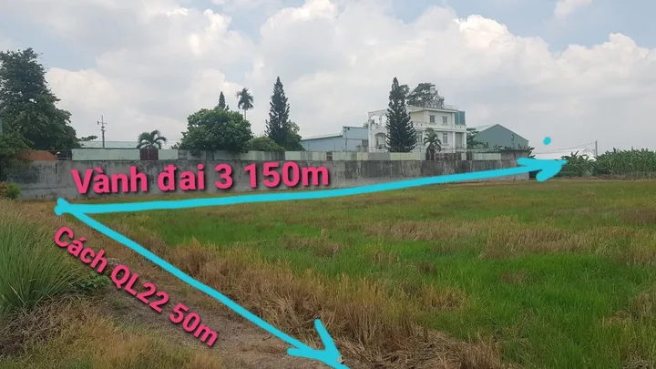 🛑 ĐẤTLỚN.COM Bán đất 6000m² ngang 55m giá 23 tỷ Xã Hóc Môn sát QL22 gần Nút giao Vành Đai 3 thuộc Tân Hiệp xã Hóc Môn gần khi VinHomes Hóc Môn