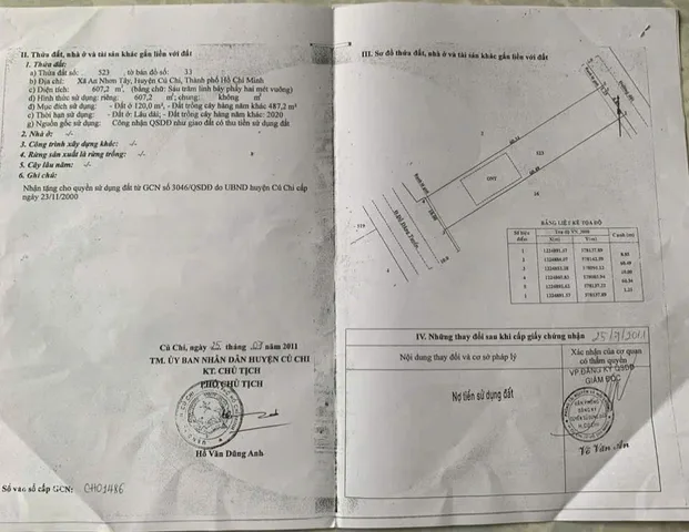 (L778.1) Đất mặt tiền Đỗ Đăng Tuyển, xã An Nhơn Tây, dt 607m2, thổ 120m2, giá 4 tỷ 500 thương lượng