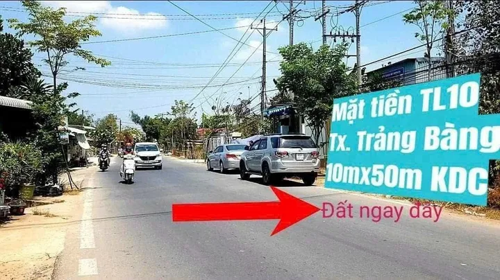 🛑Kẹt Bán đất 550m² ngang 9x55m giá chỉ 2.55 tỷ Phường An Tịnh- Trảng Bàng, Tây Ninh