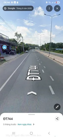 Cần bán lô đất mặt tiền đường ĐT744 Thanh An Dầu Tiếng Bình Dương