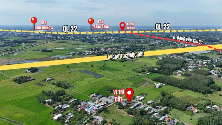 Cần bán nhanh lô đất ngay KCN Trảng Bàng giá 850triệu sổ hồng riêng sẵn 164m2