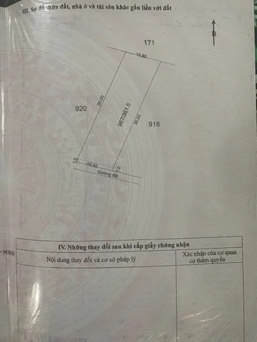 361m2 full thổ cư, ngay ngã tư An Bình, SHR, Giá 1 tỷ 3.