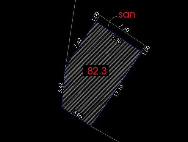 Bán đất 89.5m² ngang 7,2m giá 8 tỷ Xã Hóc Môn