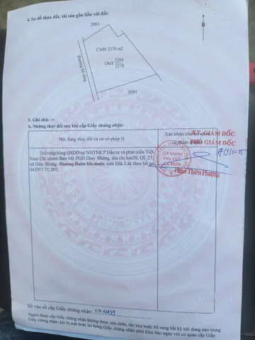 Bán đất 5000m² ngang 50m giá 13 tỷ Xã Ea Ktur