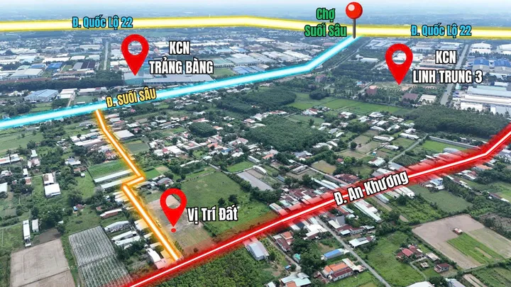 🔥 BÁN GẤP LÔ ĐẤT FULL THỔ CƯ – AN TỊNH, TRẢNG BÀNG – GIÁ TỐT 720 TRIỆU 🔥