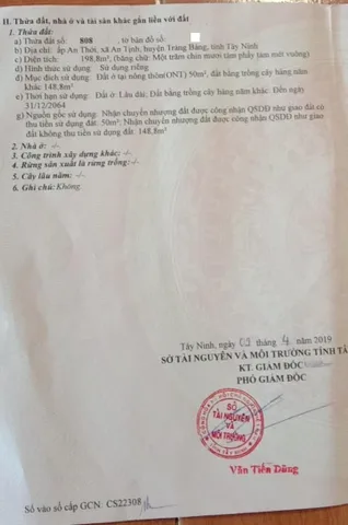 5x40 (198,8m2), SHR, P. An Tịnh, Giá 730tr.