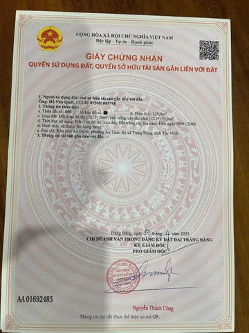 Chỉ 740 triệu sở hữu ngay căn nhà C4 An Tịnh, Trảng Bàng 130m2 SHR