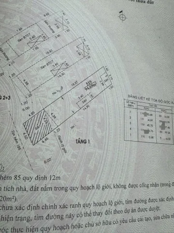 Bán nhà 95m² ngang 4.5m giá 13.47 tỷ Phường Tân Sơn