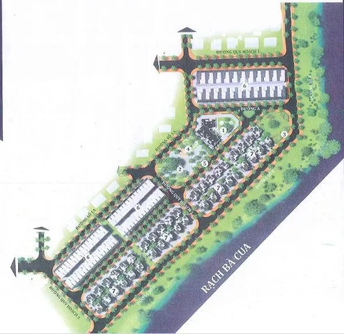 4.8HA ĐẤT LIỀN KỀ GLADIA KHANG ĐIỀN – RẠCH BÀ CUA – GIÁ ~15.6TR/M²