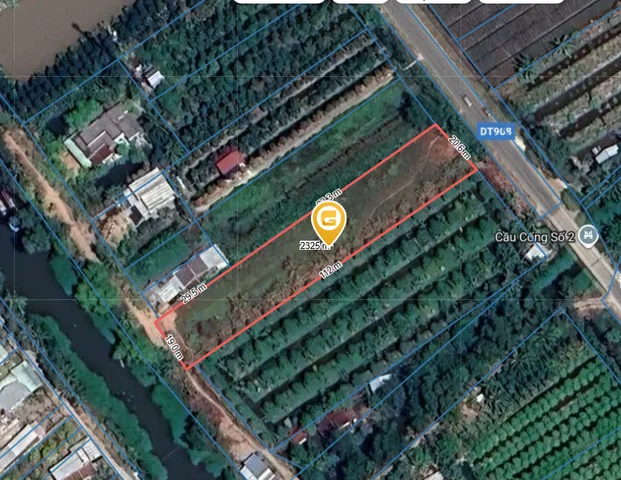 BÁN 2215 M² ĐẤT, NGANG 19M, XÃ THÀNH TRUNG, HUYỆN BÌNH TÂN, VĨNH LONG
