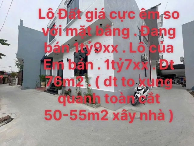 Bán 76 m Thuỷ Đường cũng quanh toàn nhà cao tầng dân cư thân thiện .l/h:076.231.9990 e Thúy