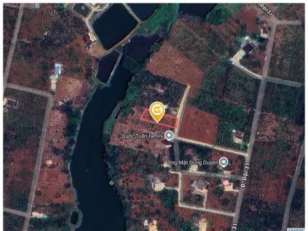 Bán đất 968m² ngang 14.5m giá 850 triệu Xã Ea Ning
